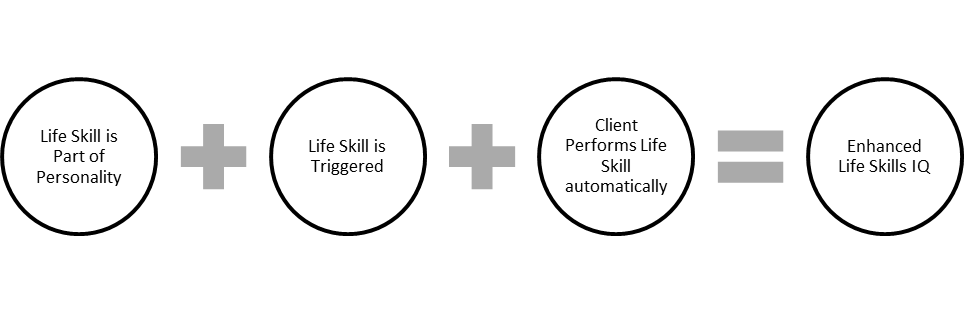 Habit formation process diagram