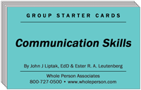 Communication Skills Card Deck, Communication Skills Worksheets
