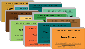 Teen Life Skills Card Deck Collection - Therapy Worksheets for Teens
